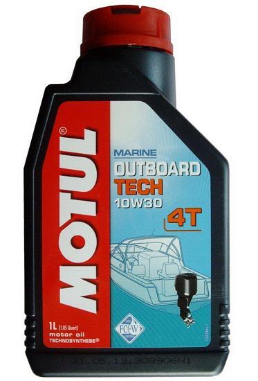 фото: Motul Outboard Tech 4T 10W30, 1 литр