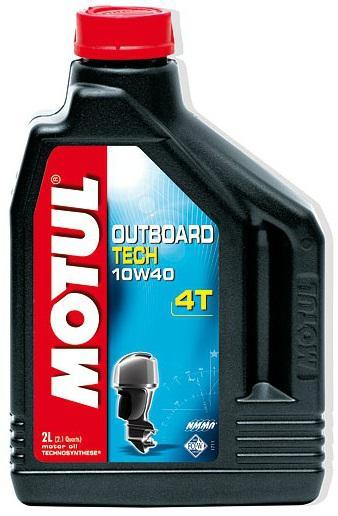фото: Motul Outboard Tech 4T 10W40 2 литра