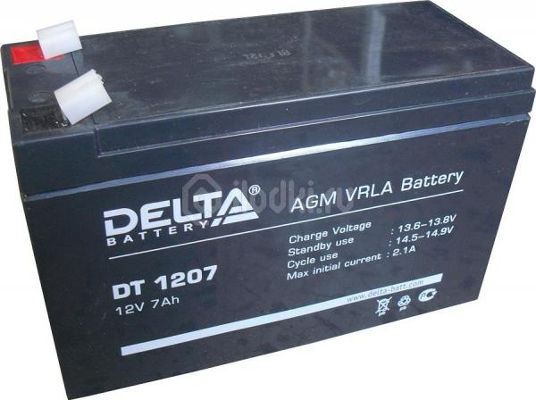 фото: Аккумуляторная батарея Delta DT 1207
