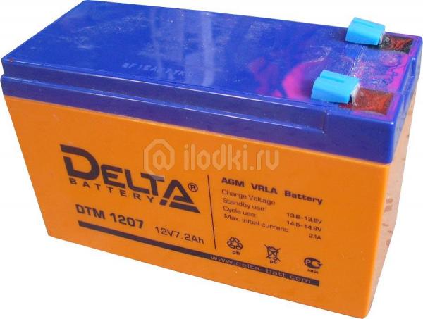 фото: Аккумуляторная батарея Delta DTМ 1207