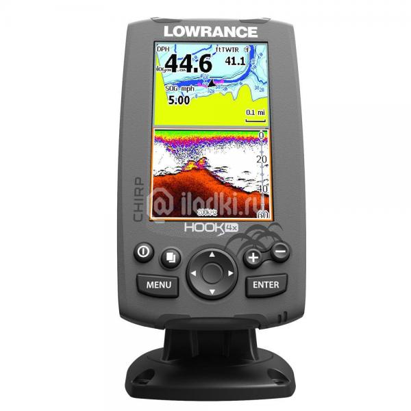 фото: Эхолот Lowrance  Hook-4 Mid/High/DownScan™ (c GPS)