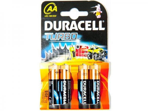 фото: Батарейка DURACELL MN1500 Turbo BL4 (АА)