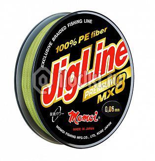 фото: Плетеная леска JIGLINE MX8 PREMIUM 0.40lb