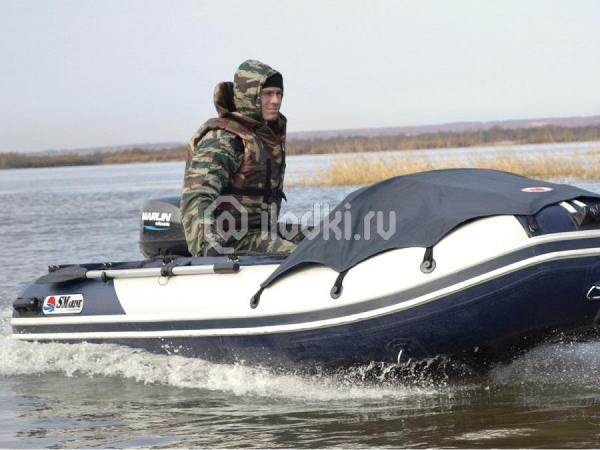 фото: Лодка SMARINE MAX-380 (D СИНИЙ/СЕРЫЙ) A/L
