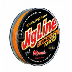 Плетеная леска JIGLINE MX8 SUPER SILK 0,12lb