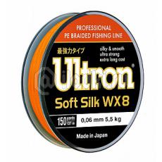 фото: Плетеная леска ULTRON WX8 SOFT SILK 0.10lb	