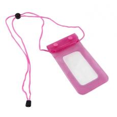 фото: Чехол водонепроницаемый для смартфонов, 165х115 мм, розовый