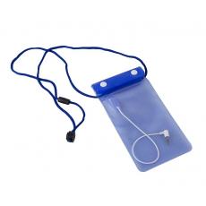 фото: Чехол водонепроницаемый для смартфонов 100х190мм, синий